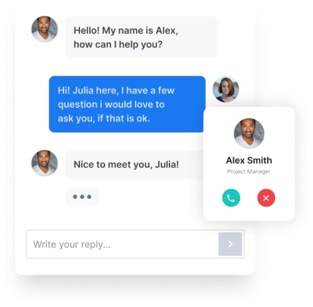 دعم فني و تقني مباشر على مدار الساعة